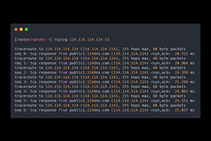 TCPing port connection debugging tool